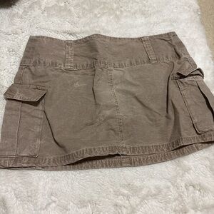 Zara Brown Mini Skirt